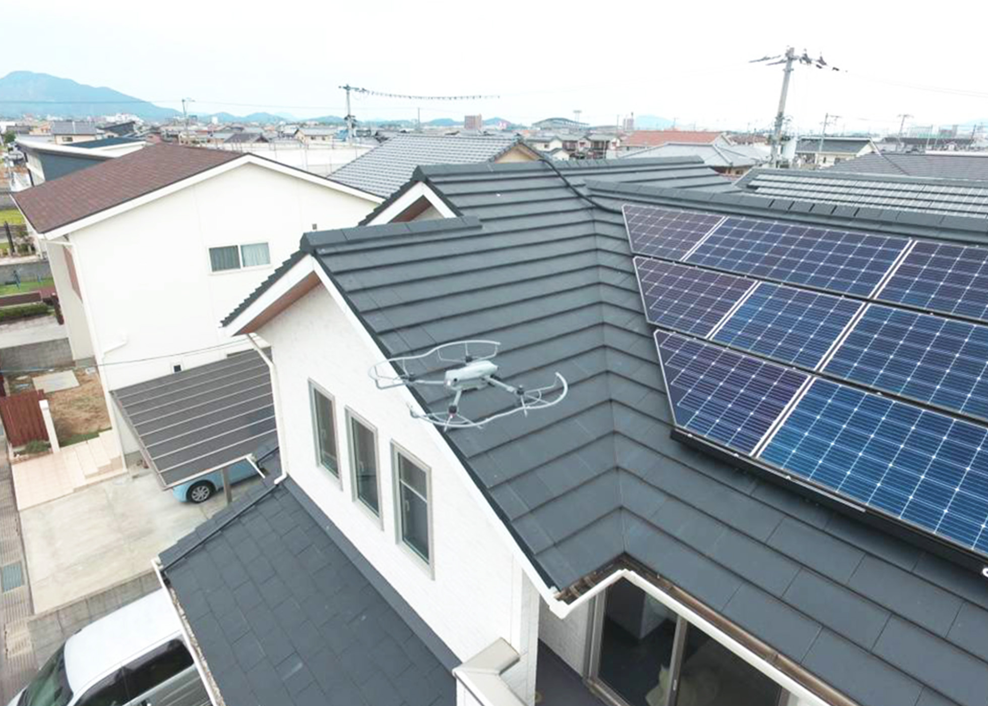 ドローン赤外線診断